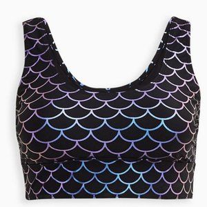 Mermaid Wireless Scoop Bikini Top Torrid Size 3